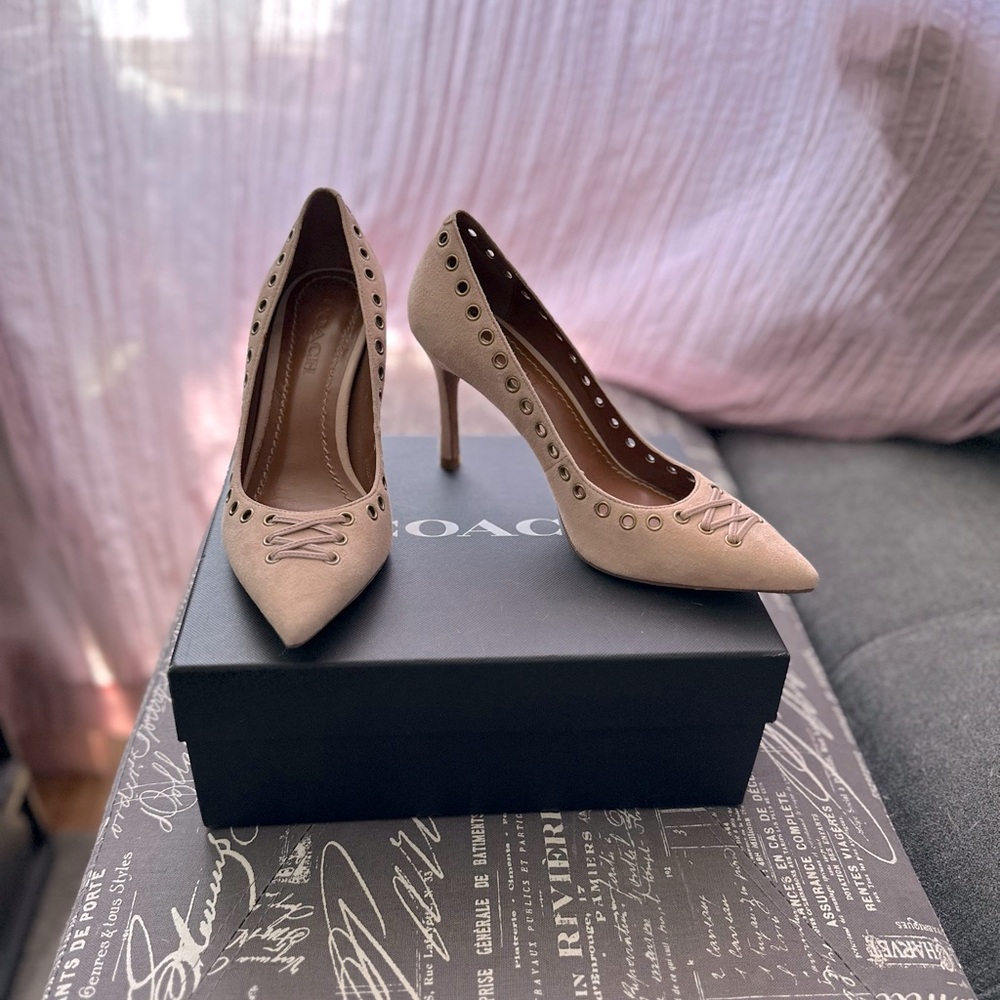 Coach Varick Pumps Pale Blush US6.5